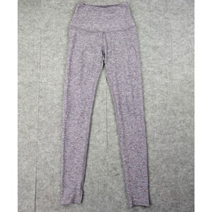 Beyond Yoga Spacedye Leggings Womens XS Purple Athleisure Heathered Comfort Gym